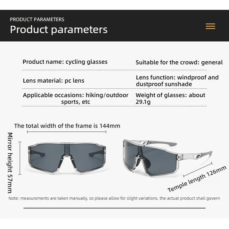 VisionForce – Colorful Mirrored Cycling Sports Eyewear – image 6