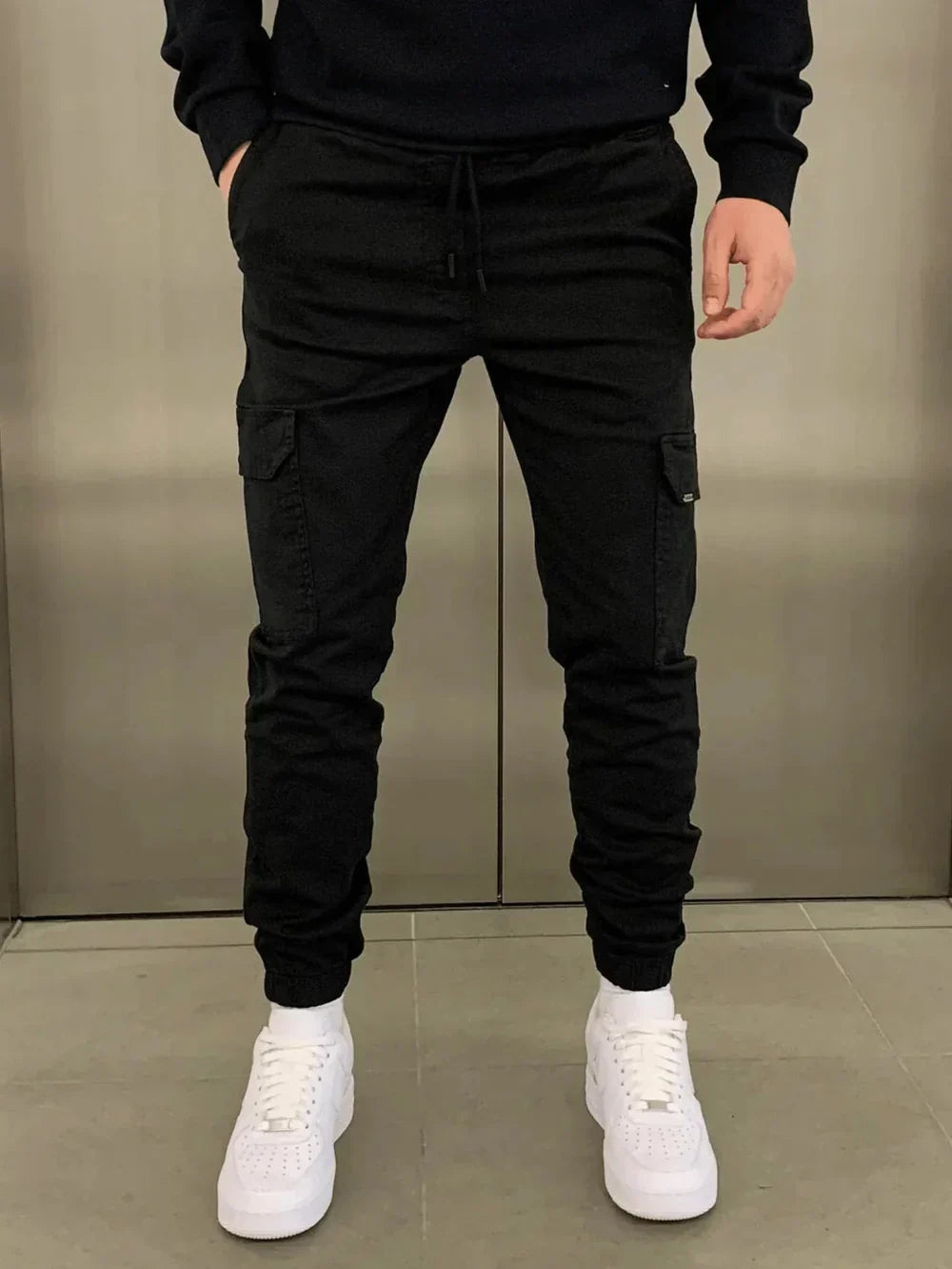 Stretch Cargo Pants Heldfit – Black / S (50-65 kg)