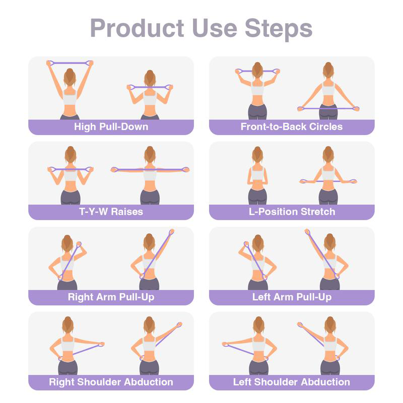 FlexCurve – Figure 8 Silicone Resistance Bands for Women – image 11