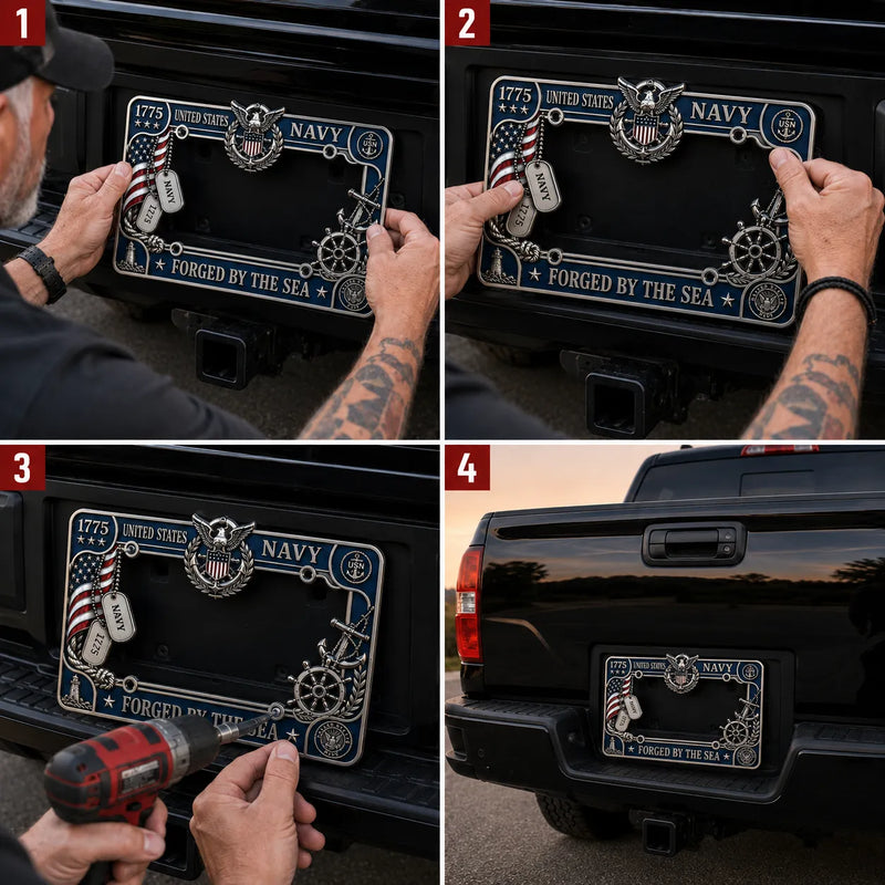 OceanMark – Coastal Style License Plate Frame – image 7