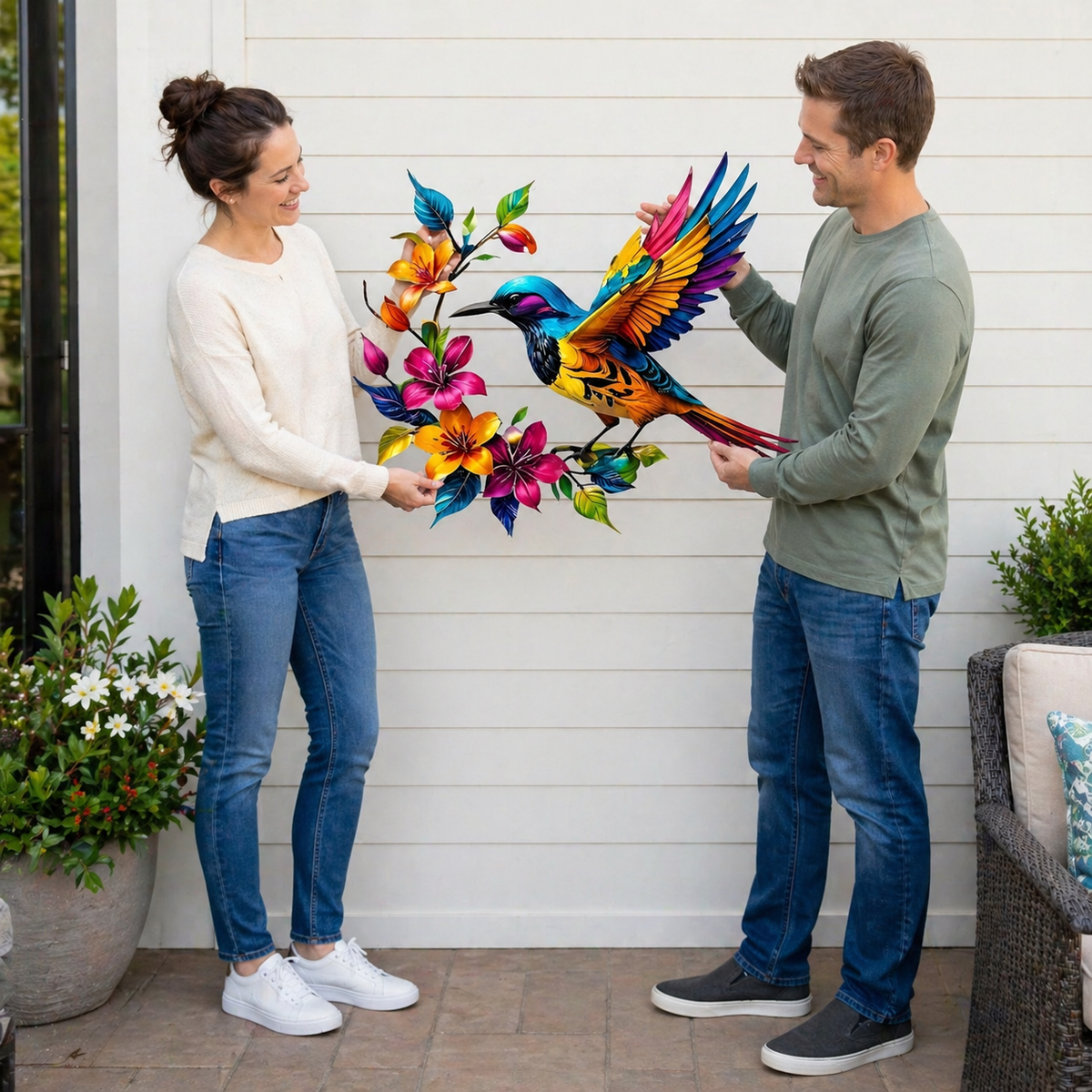 BloomForge – Hummingbird Metal Wall Art – image 21