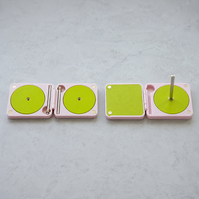 StitchCore – Crochet Hook Set for Effortless Crafting – Double Compact + Single with Storage – FREE SHIPPING! / Apple Green