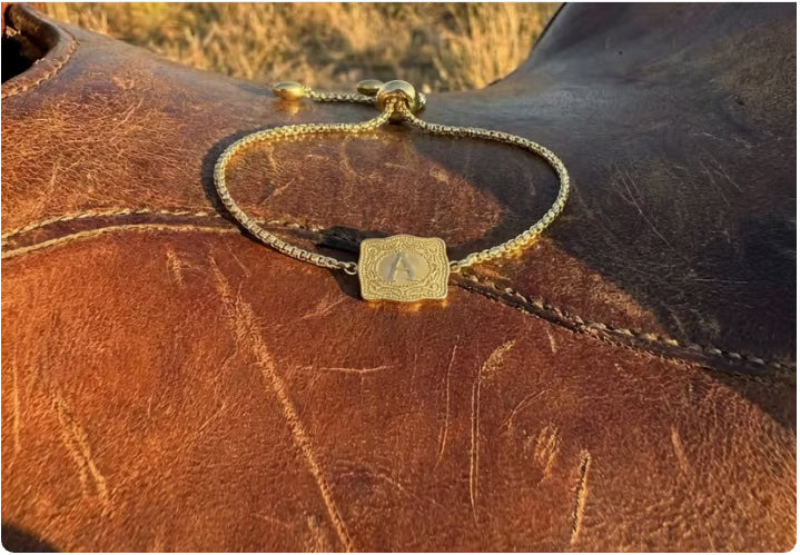 GlobeStyle – Premium Initial Embossed Bracelet – image 6