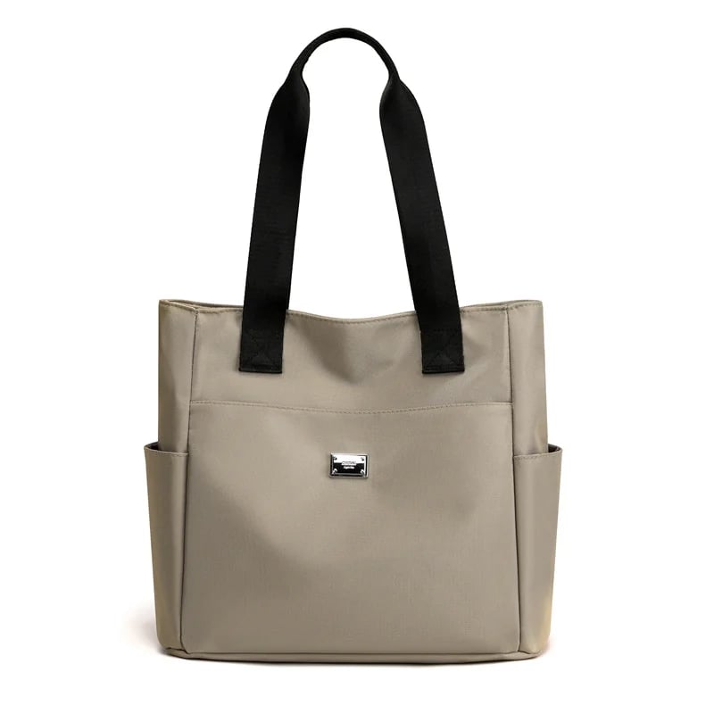 UrbanTote – Large Capacity Multi Pocket Shoulder Bag – Khaki