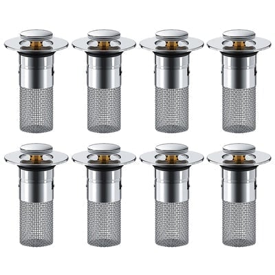 ClogBlock – Steel Drain Catcher – 8 PCS