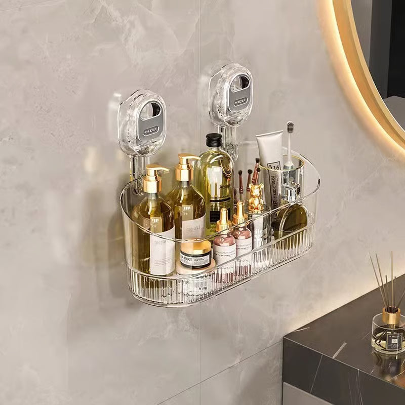 No-Drill Bathroom Suction Storage Box – Large Capacity & Strong Load-Bearing – image 11