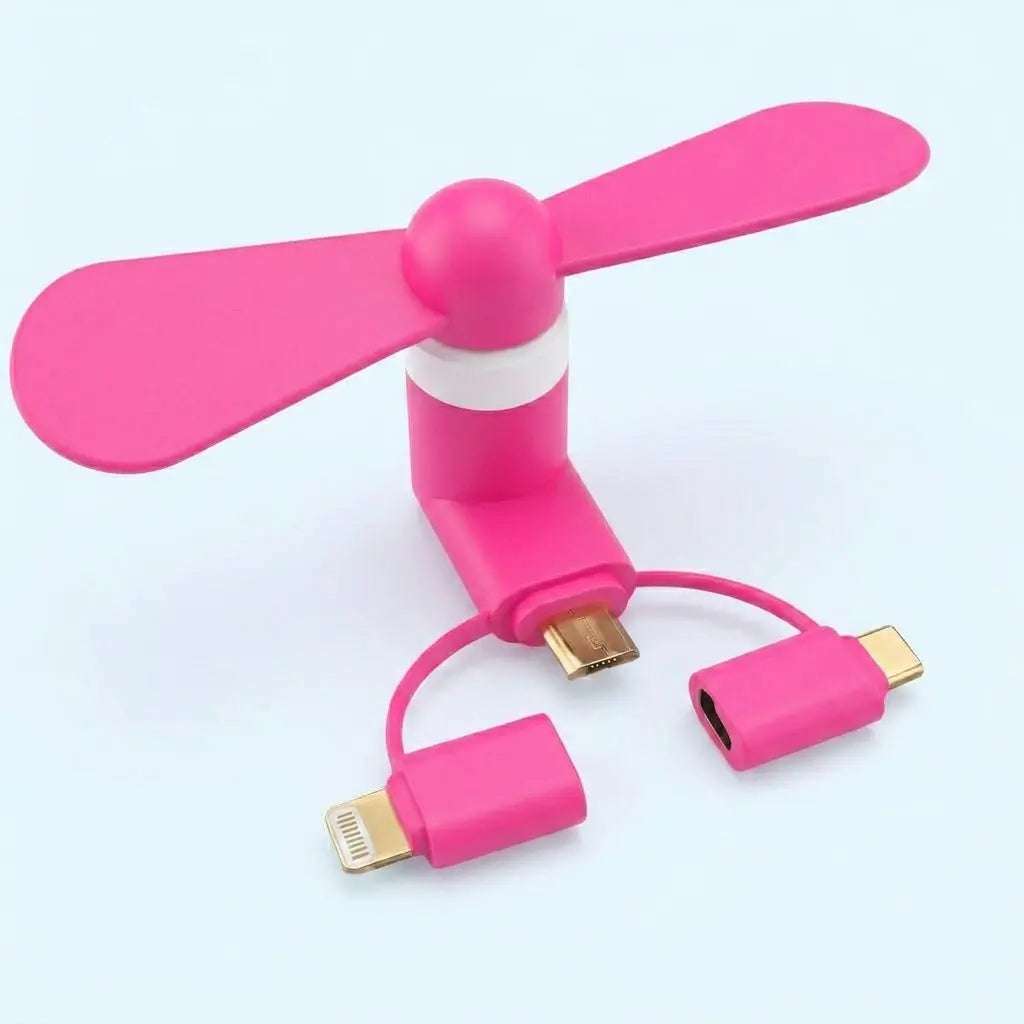 ChillConnect – 3-in-1 Mobile Fan – Pink / Buy 1
