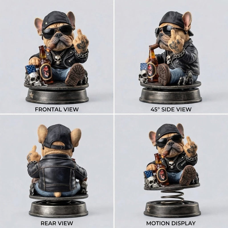 CruiseBoss – Funny Dashboard Bulldog – image 6