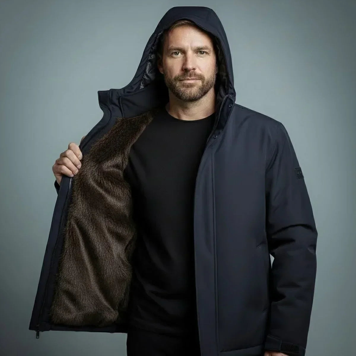 Artic™ – The Ultimate Winter Parka for Extreme Cold – Navy / L