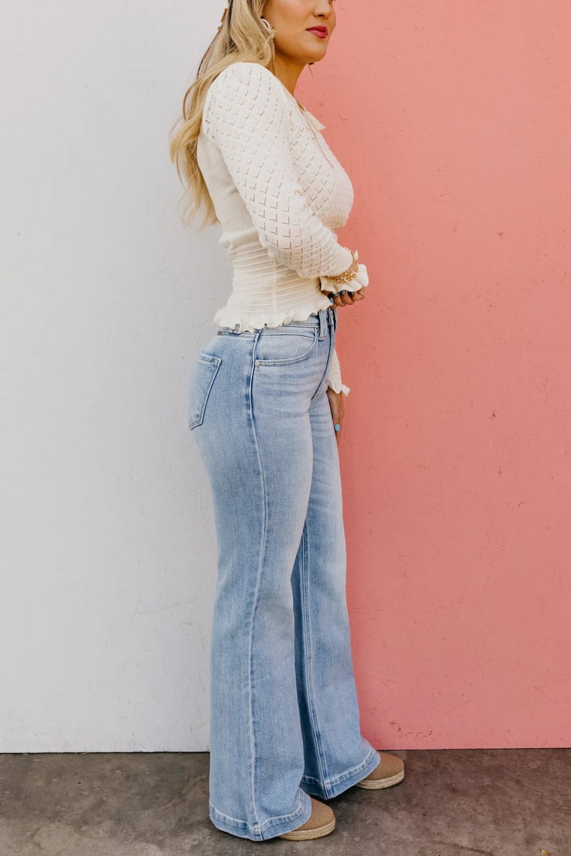 ShapeDenim – Vintage Wash Straight-Leg Jeans – image 10