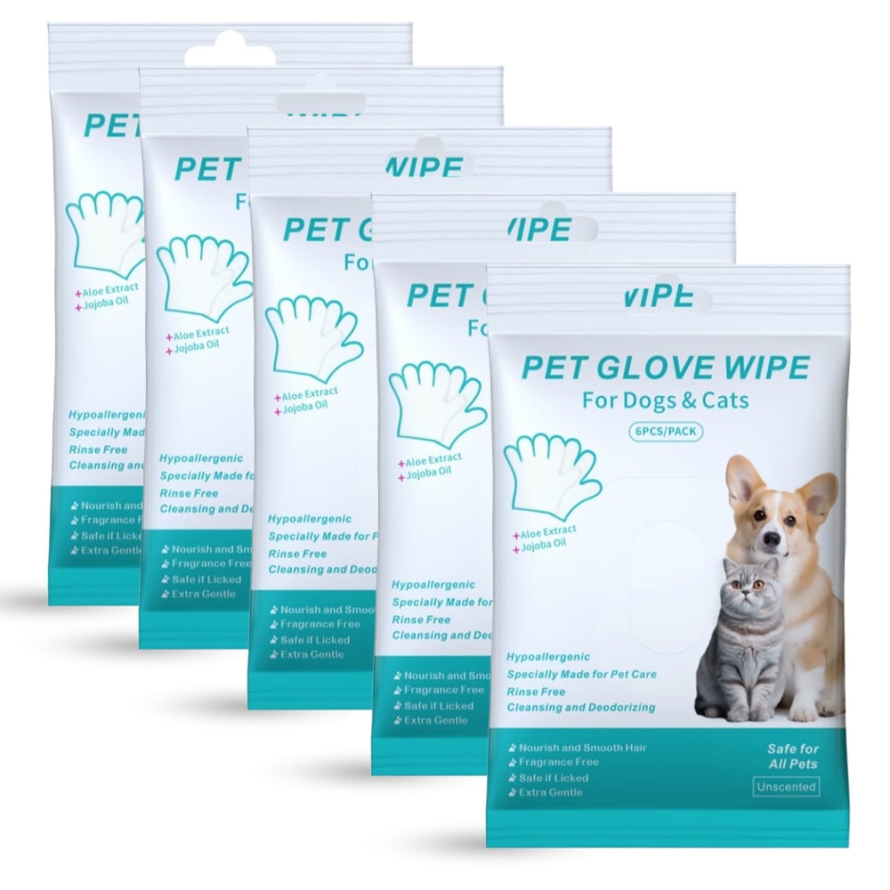 PawComfort – Rinse-Free Grooming Solution – Buy 3 Get 2 Free (30 pcs )