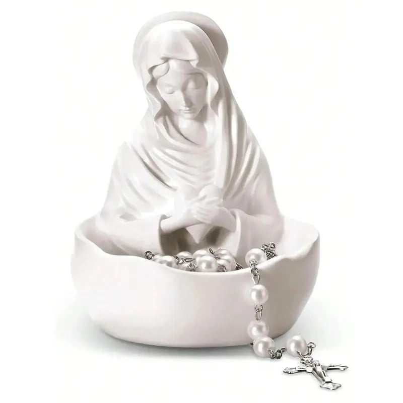 FaithKeeper – Handcrafted Jesus Storage Bowl – image 25