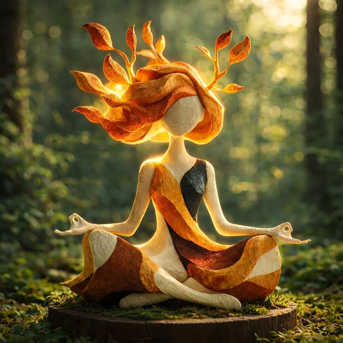 Serenity Growth | Inner Harmony Sculptural Figurine – image 4