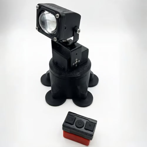 Motorized Remote Control Laser LED Searchlight – Single Projector Lens / (Save $20 & Free Shipping) Buy 1 PCS