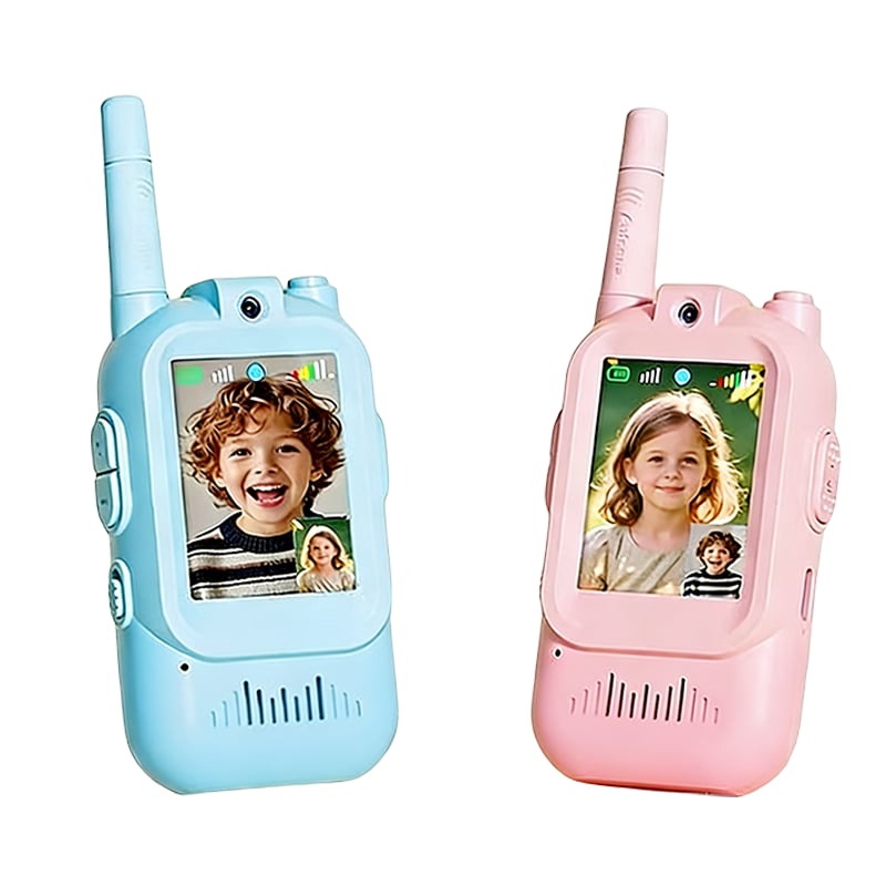 FunConnect – Kids Video Walkie Talkie – 1 Pair (Blue+Pink)