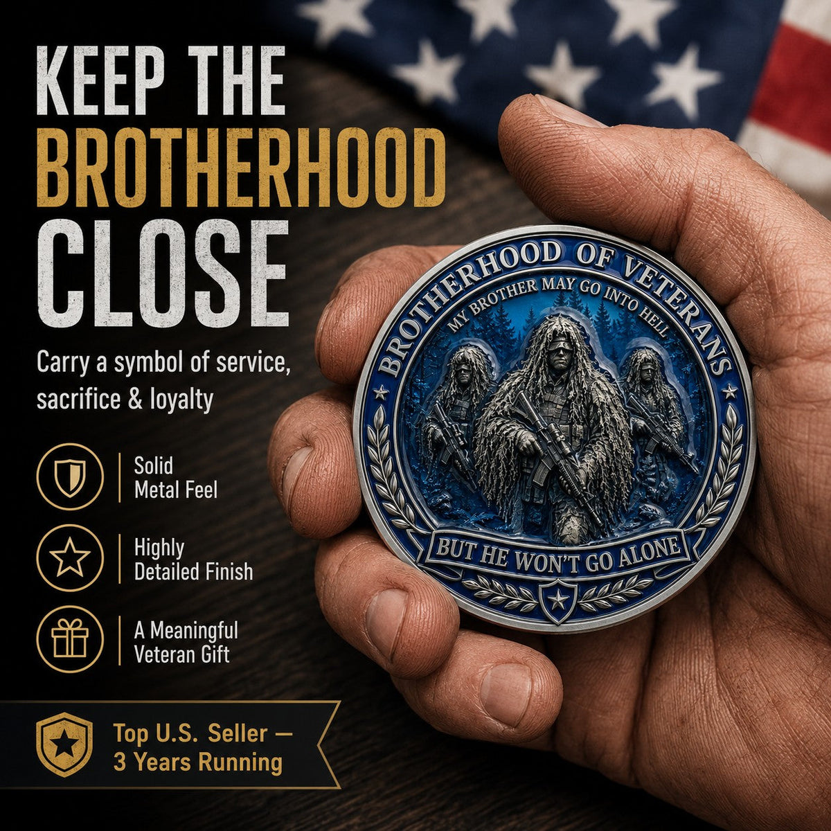 BattleBond – Veteran Loyalty Challenge Coin – image 14