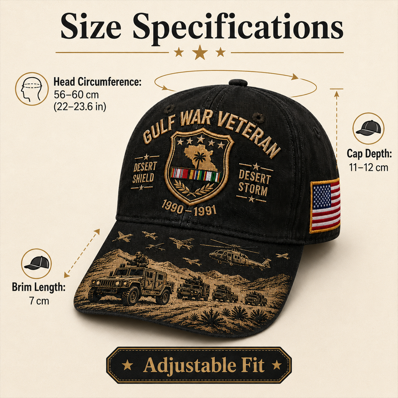 DesertLegacy – Gulf War Veteran Commemorative Cap – image 13