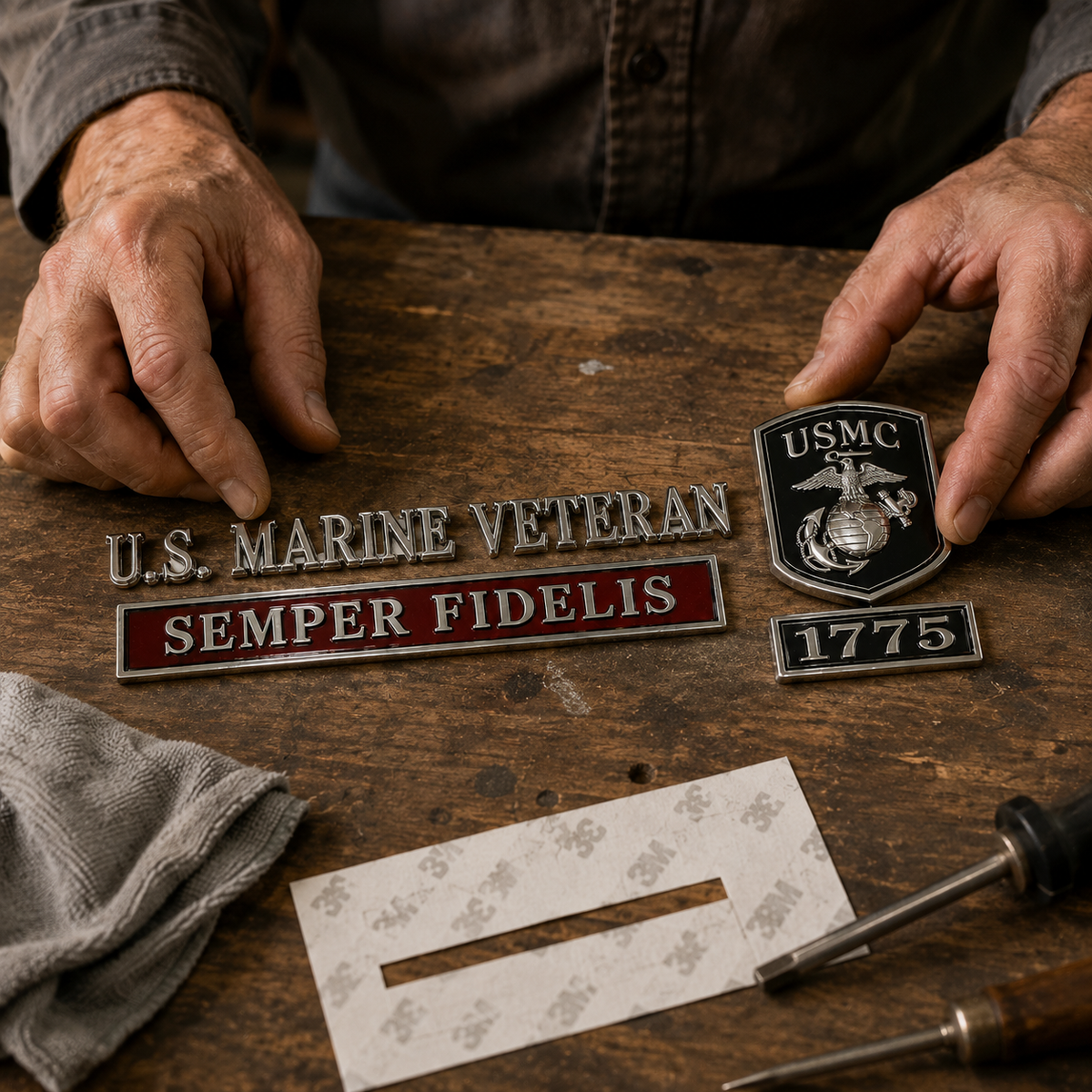 PatriotCore – Semper Fidelis Vehicle Badge – image 6