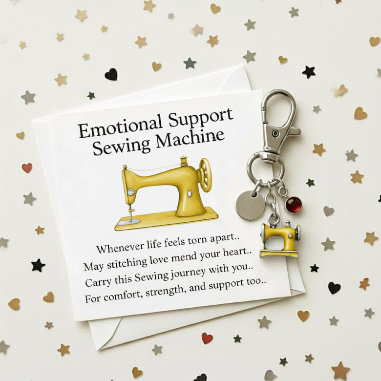 VistaCraft – Creative Emotional Support Sewing Keychain – Yellow