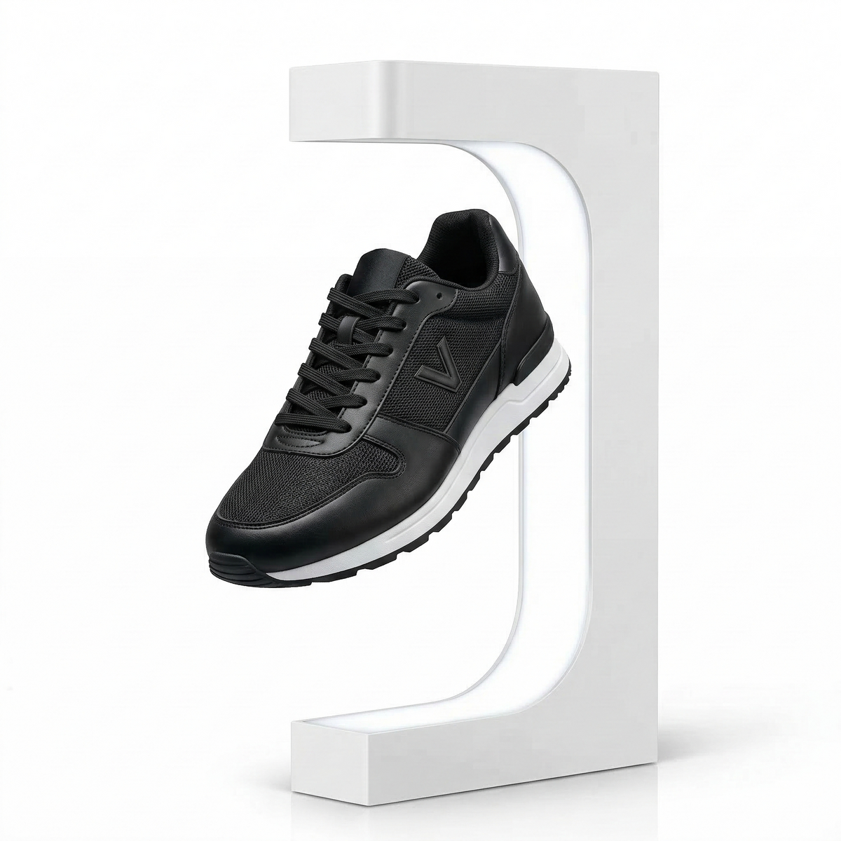 AetherSpin - Magnetic Display Stand – White