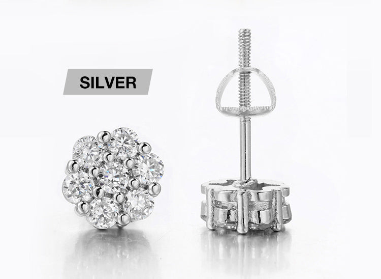 RoselleShine – Floral Moissanite Earrings – image 19