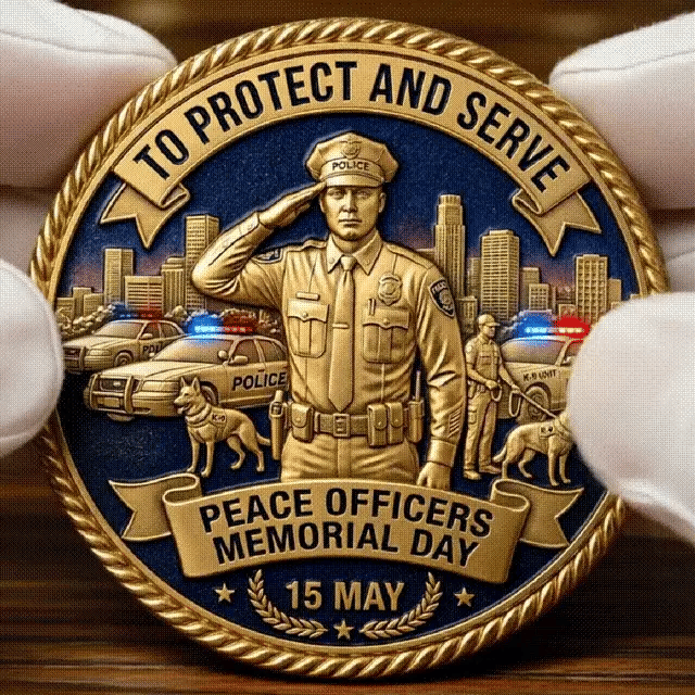 Legacy of Service – Police Memorial Coin – image 3