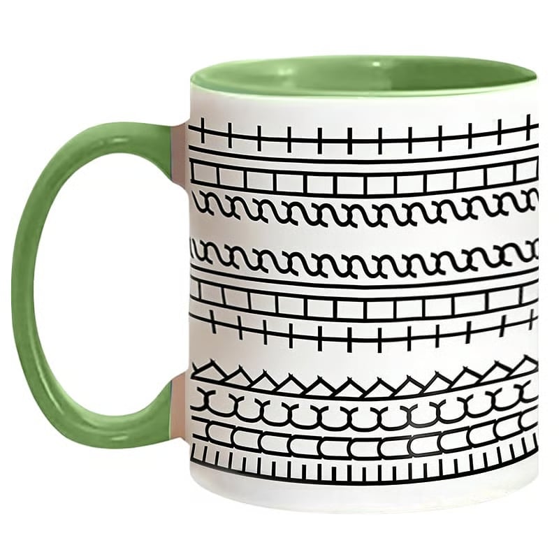 ZeroCare – Ceramic Coffee Mug – Green