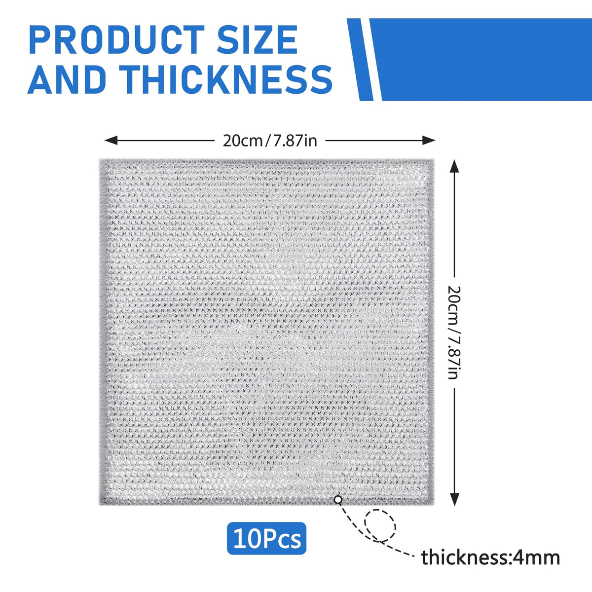 SilverScrub – Non-Scratch Mesh Cleaning Dishcloths – image 7