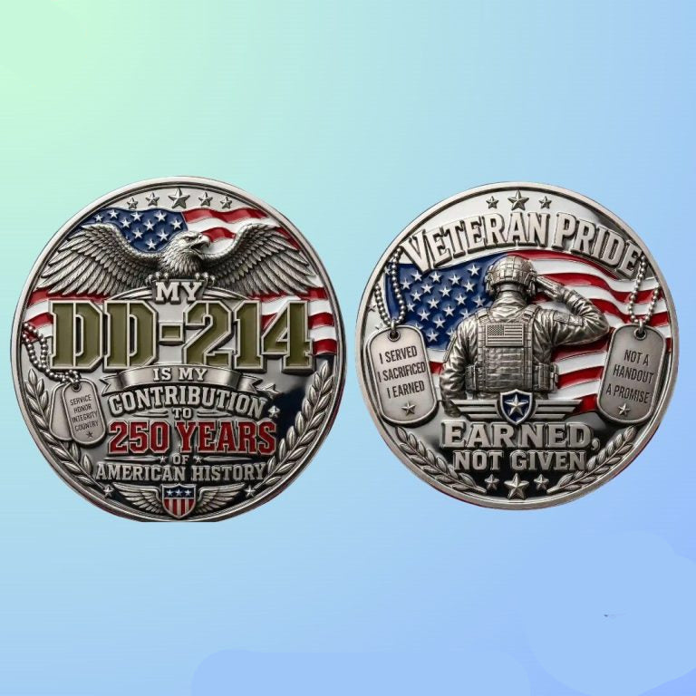 American Valor – DD214 Commemorative Coin – image 3