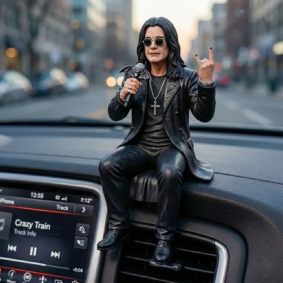 RockDash - 15cm Hand-Painted Rock Legend Dashboard Figurine – image 6