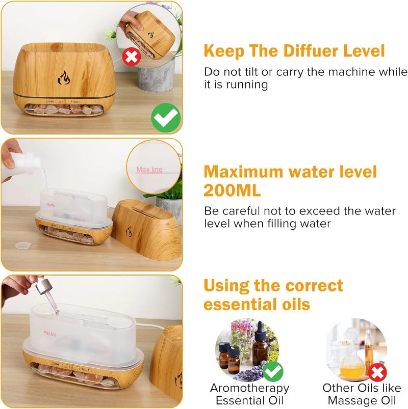SaltAura – 3-in-1 Himalayan Salt Rock Scent Diffuser – image 7