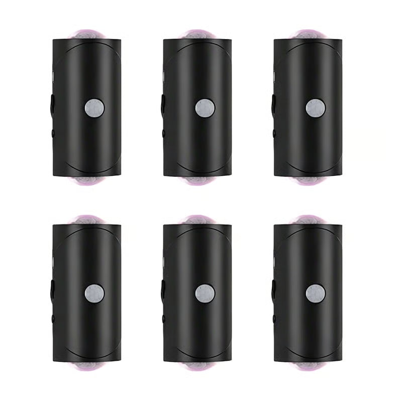 NeoGlow – Magnetic Rechargeable Smart Sconce Light – Black 6 pcs