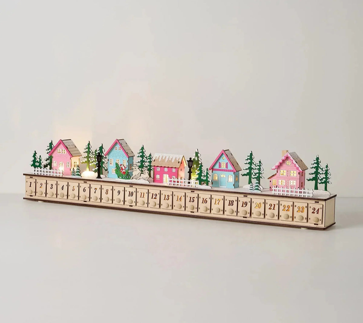 ChristmasGlow - Christmas Village Advent Calendar – Multi