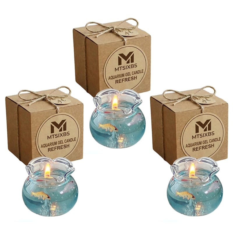 BubbleTide – Mesmerizing Ocean Candle – 3 Sets