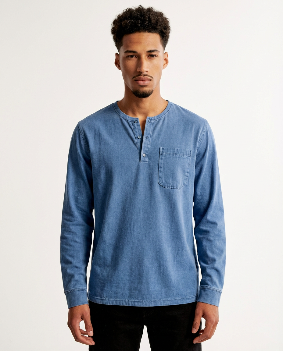 Anderson | Cozy Casual Shirt – Light Blue / S