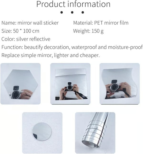 SafeReflect – Shatterproof Adhesive Mirror Sheets – image 6