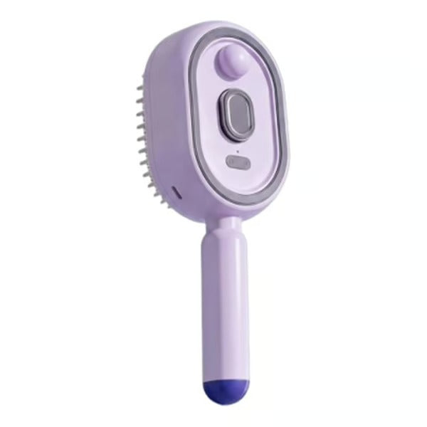 MistGlow – Hydrating Scalp Massage Hair Brush – Purple