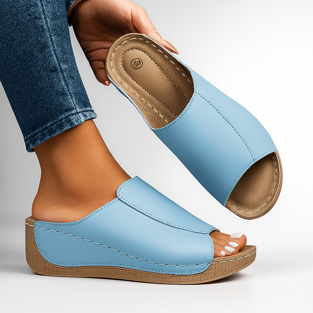 Kendala™ – Elegant Orthopedic Sandals – Blue / EU 36 / UK 3 / US 5
