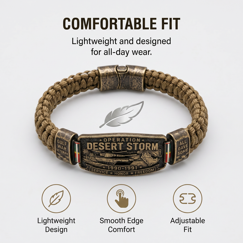 DesertHonor – Veteran Tribute Paracord Bracelet – image 11