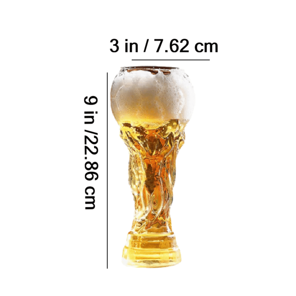TrophySip – Soccer Champion Beer Glass – Soccer Glass large(800ML)