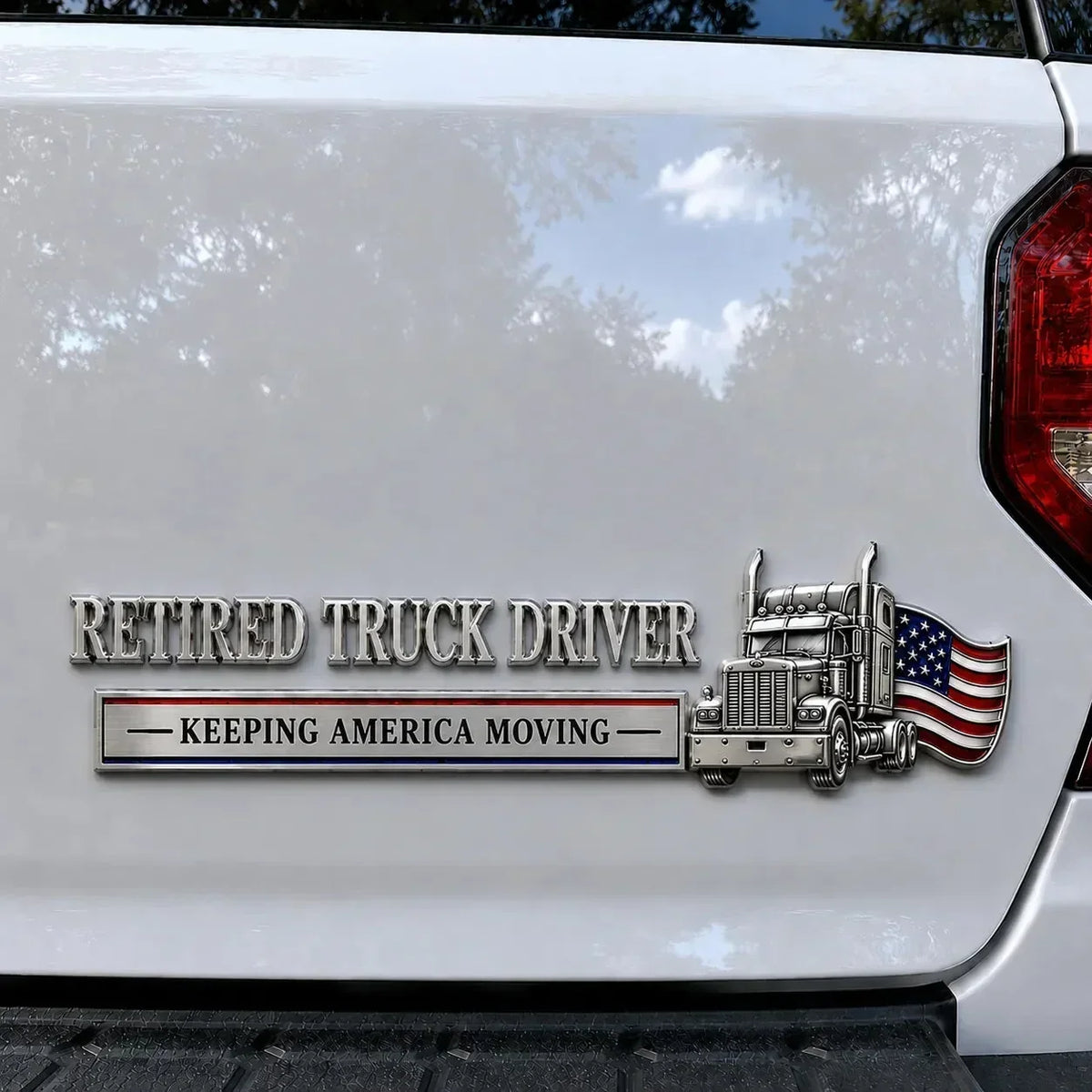 RoadLegacy – Retired Truck Driver Tribute Emblem – image 2