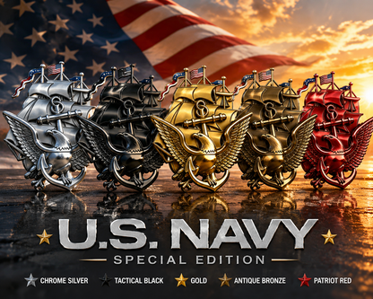 NavyHonor – Navy Veteran Metal Auto Emblem – image 10