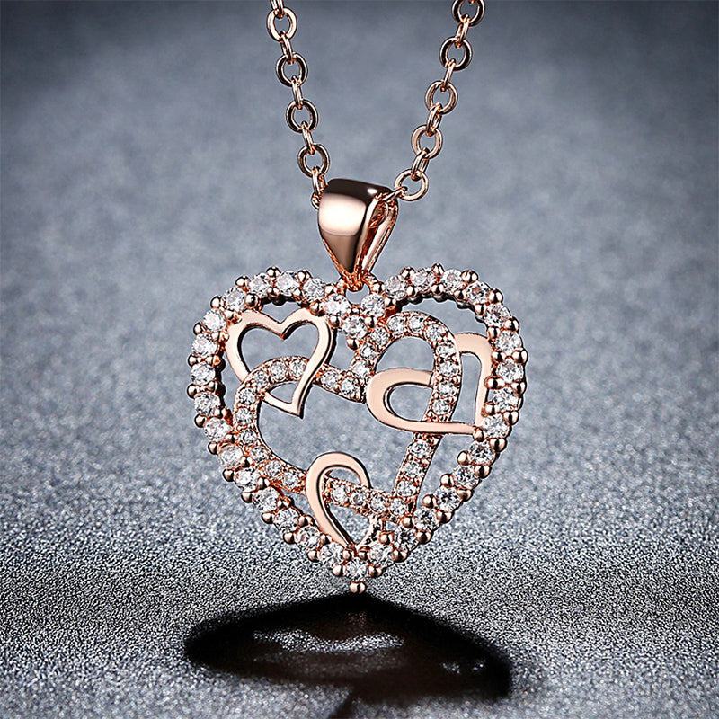 LoveFlow – Romantic Interlocking Necklace – image 3