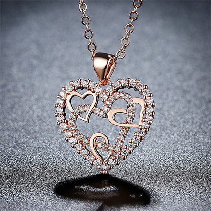 LoveFlow – Romantic Interlocking Necklace – image 3