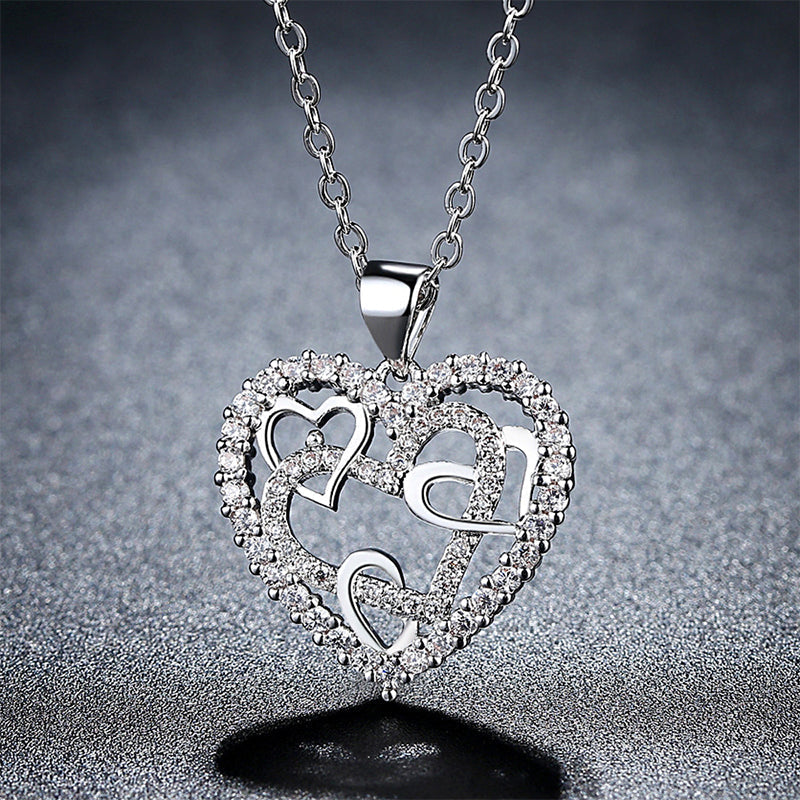 LoveFlow – Romantic Interlocking Necklace – image 4