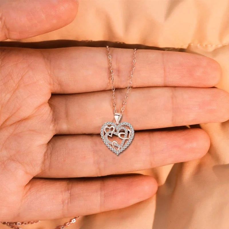 LoveFlow – Romantic Interlocking Necklace – image 5