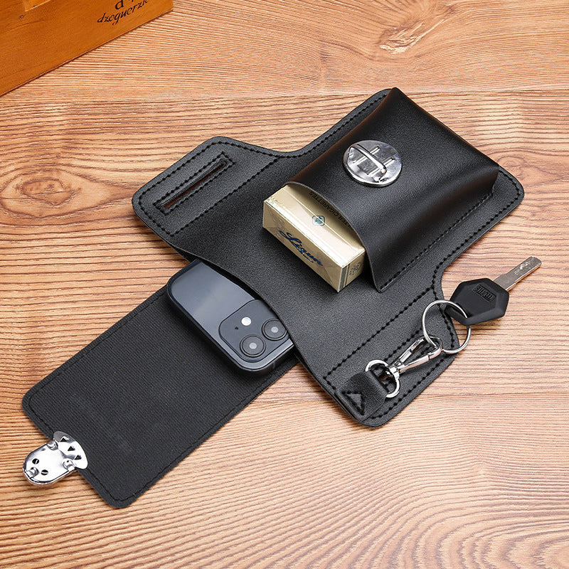 CarryCore – Multi-Pocket Utility Waist Bag – Black