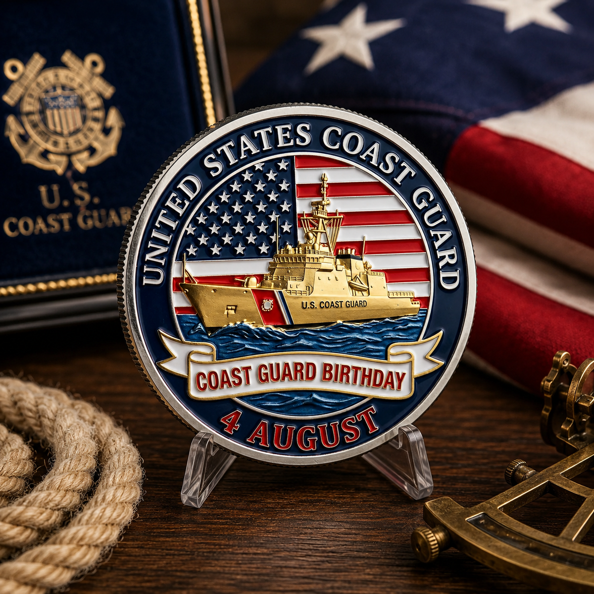 PatriotWave – Coast Guard Heritage Keepsake Coin – image 3