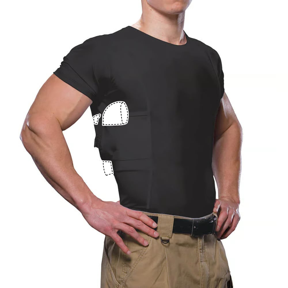 MotionFit – Comfort Crew Neck Tee – Black / S
