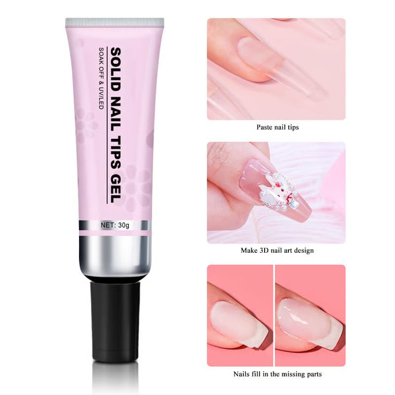 TitanHold – Solid UV Nail Adhesive kit – Solid Nail Tips Gel